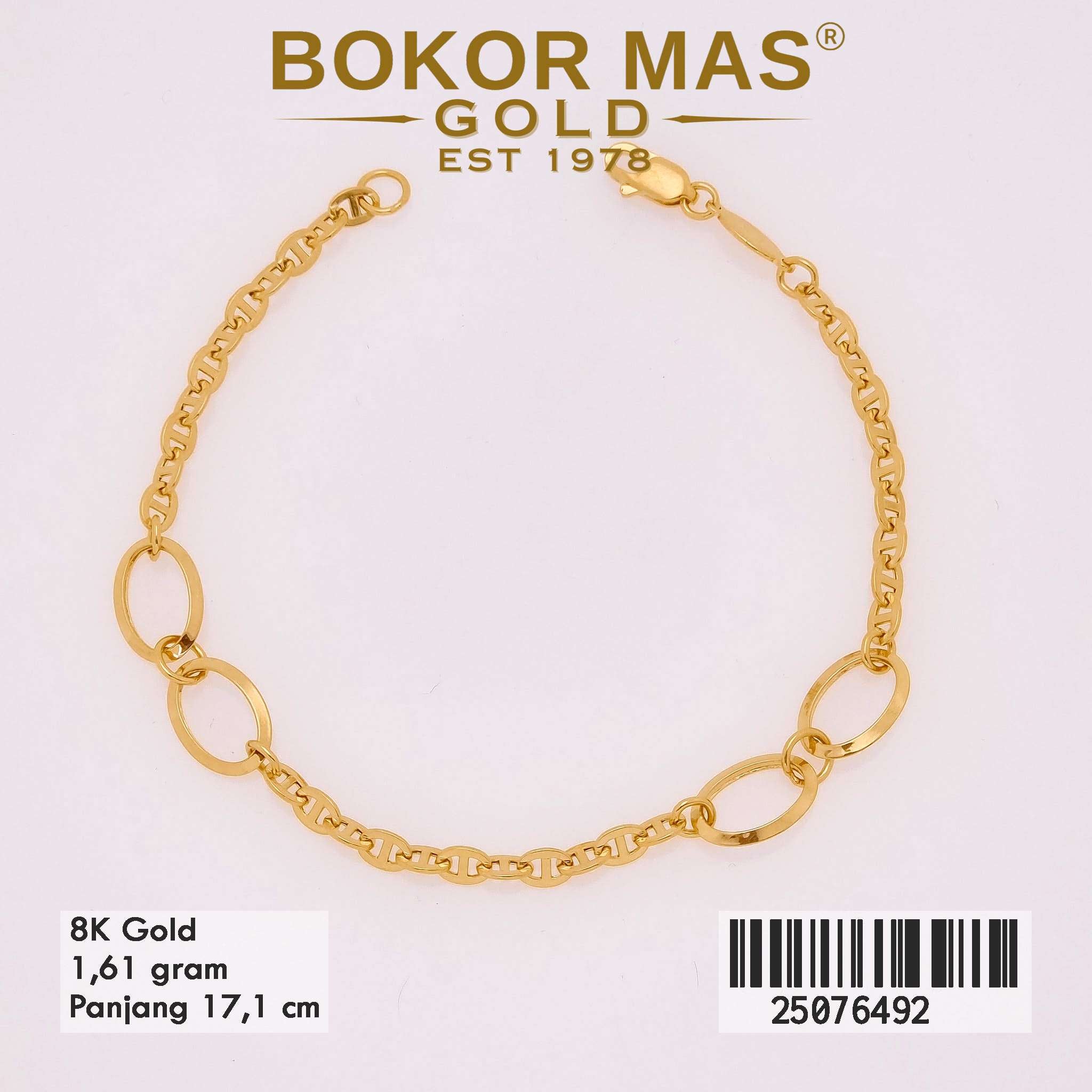 Gelang Rantai Variasi Casteli - 25076492 - 8K
