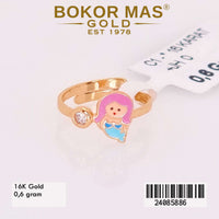 Cincin  Emas Anak Ongsrot Variasi Boneka Hair Pink - 24085886 - 16K