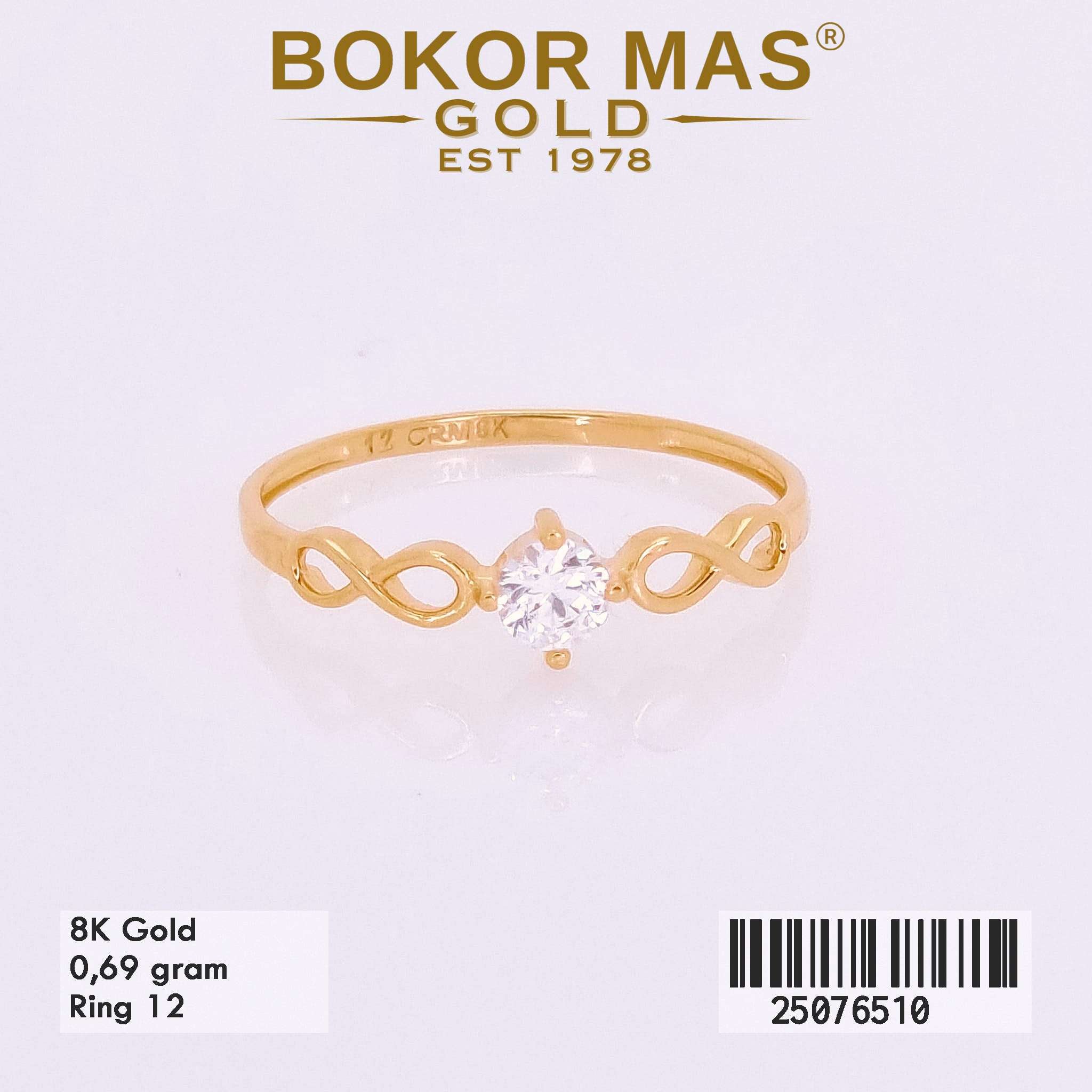 Cincin Variasi Permata - 25076510 - 8K