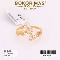 Cincin Emas Variasi Love - 24075551 - 8K