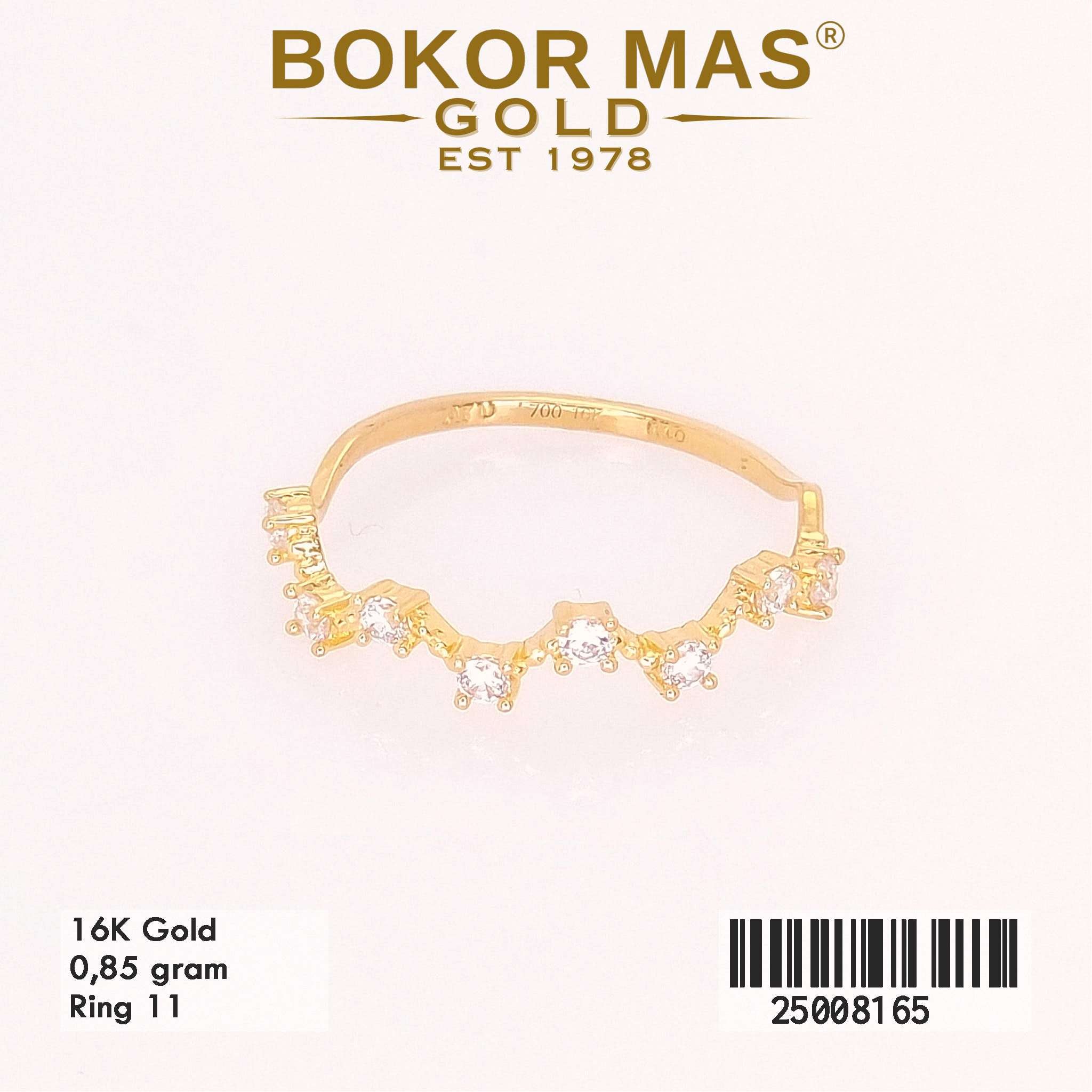 Cincin Variasi Permata - 25008165 - 16K