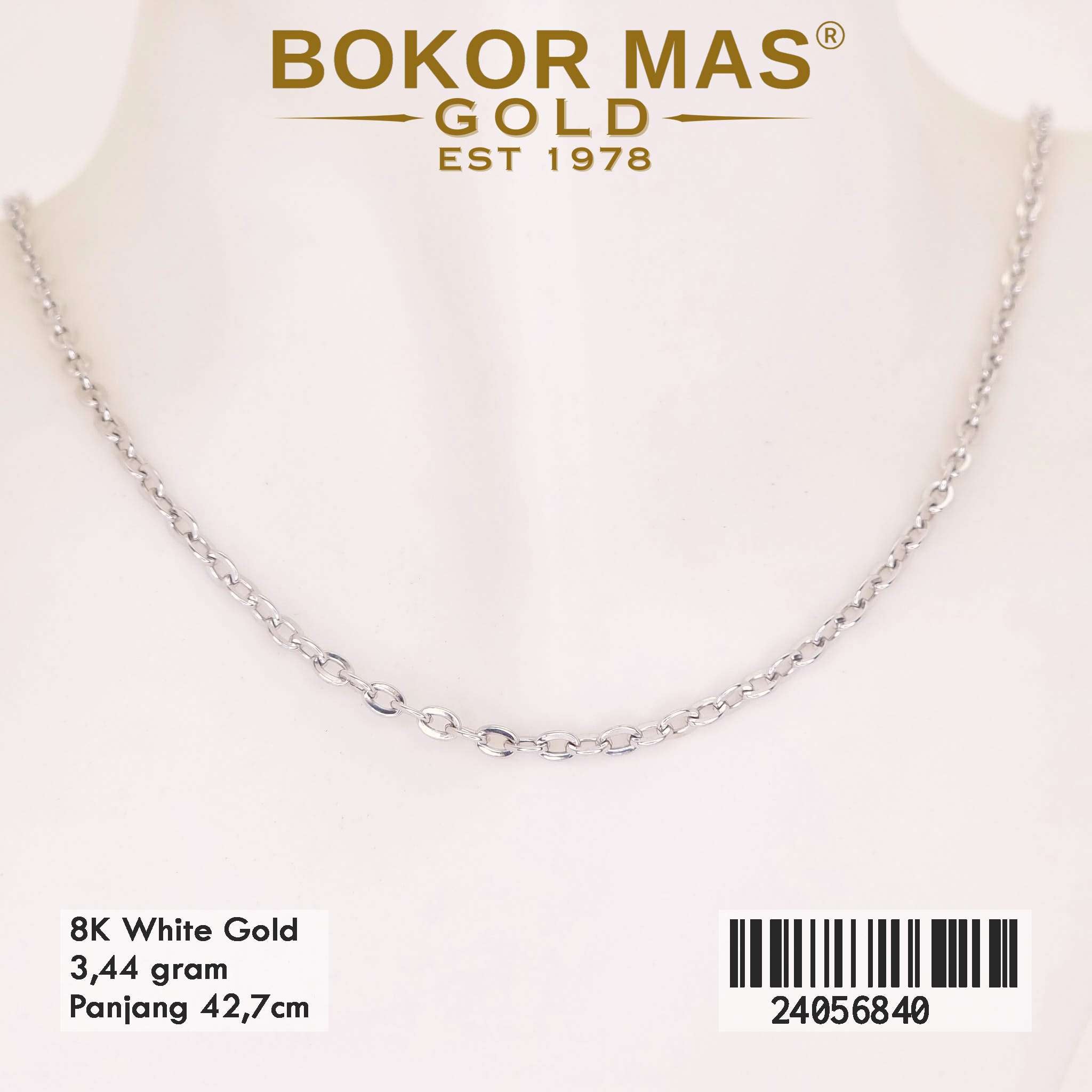 Kalung Rantai Hollotiffani Variasi Tanpa Permata - 24056840 - 8K