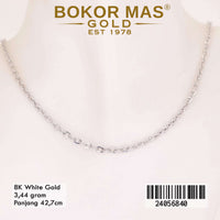 Kalung Emas Rantai Hollotiffani Variasi Tanpa Permata - 24056840 - 8K
