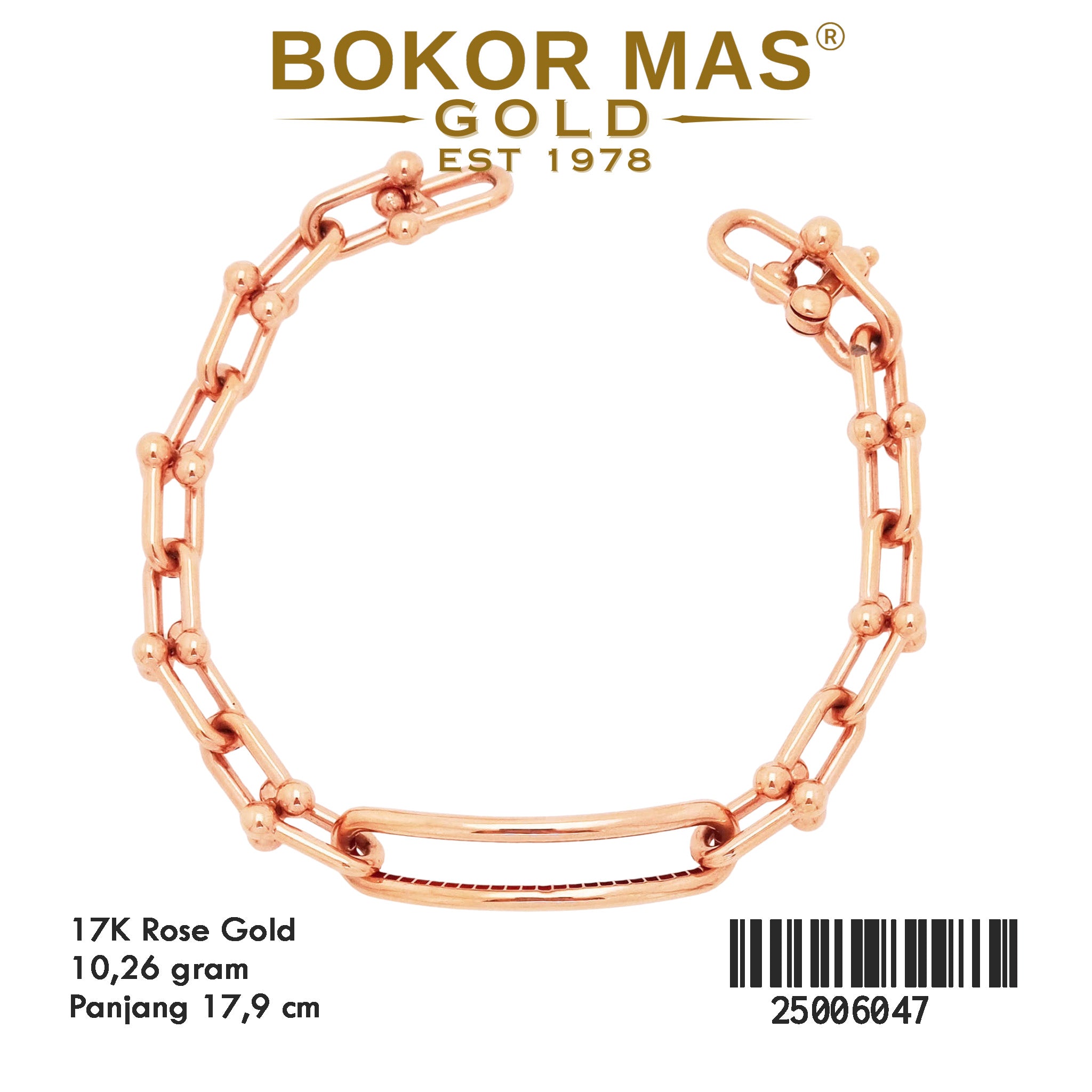 Gelang Rantai Variasi Tiff - 25006047 - 17K