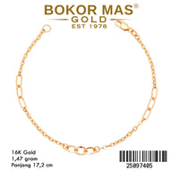 Gelang Rantai Variasi Mix Hollo - 25097405 - 16K