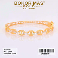 Gelang  Emas Bangkok Variasi Permata - 24085599 - 8K