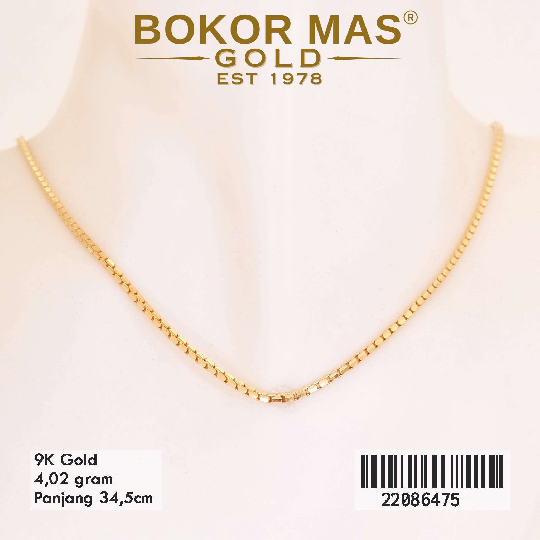 Kalung Anak Milano Variasi Tanpa Permata - 22086475 - 9K