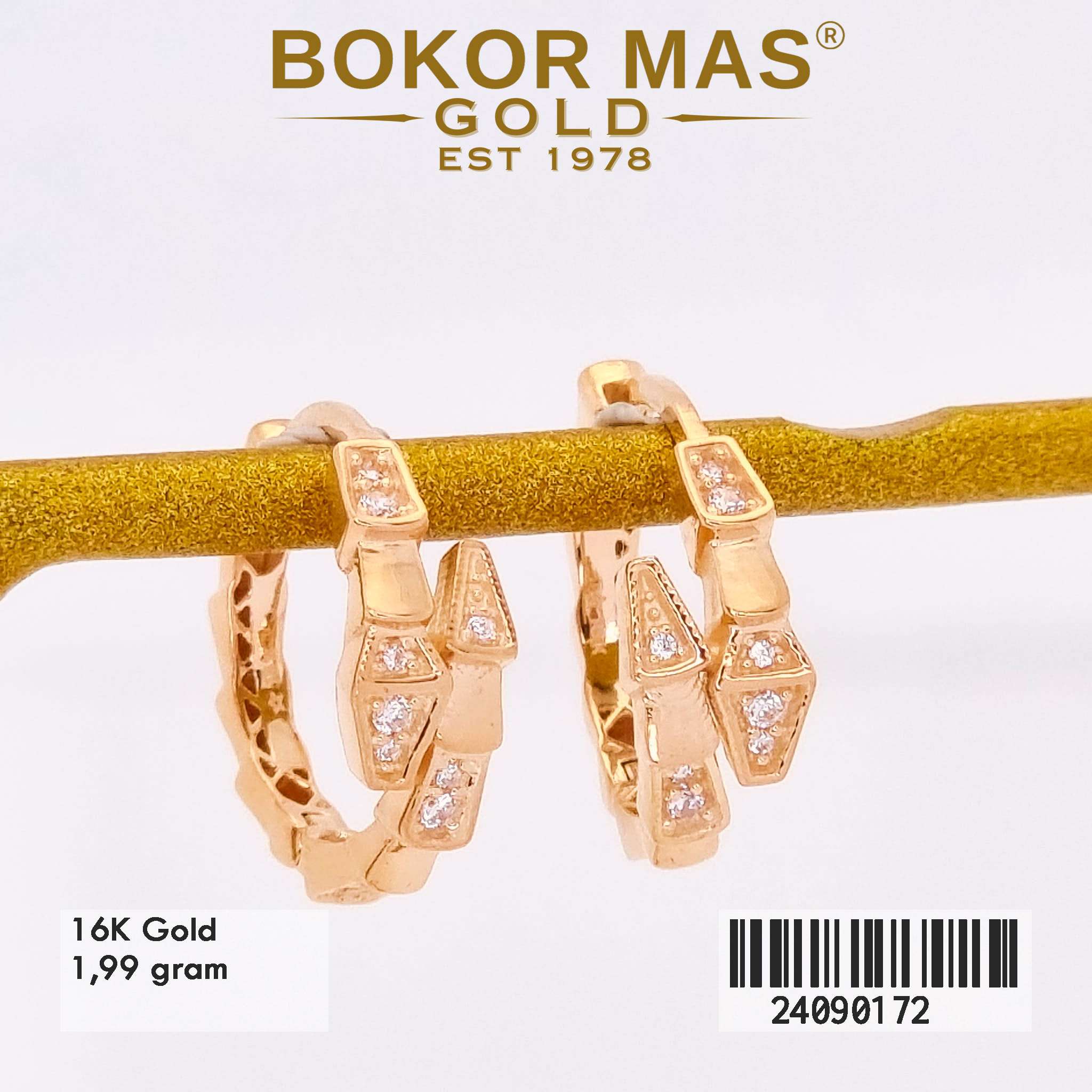 Anting klip Blgr - 24090172 - 16K