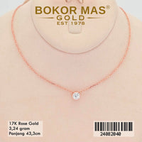 Kalung  Emas Variasi Permata - 24082040 - 17K