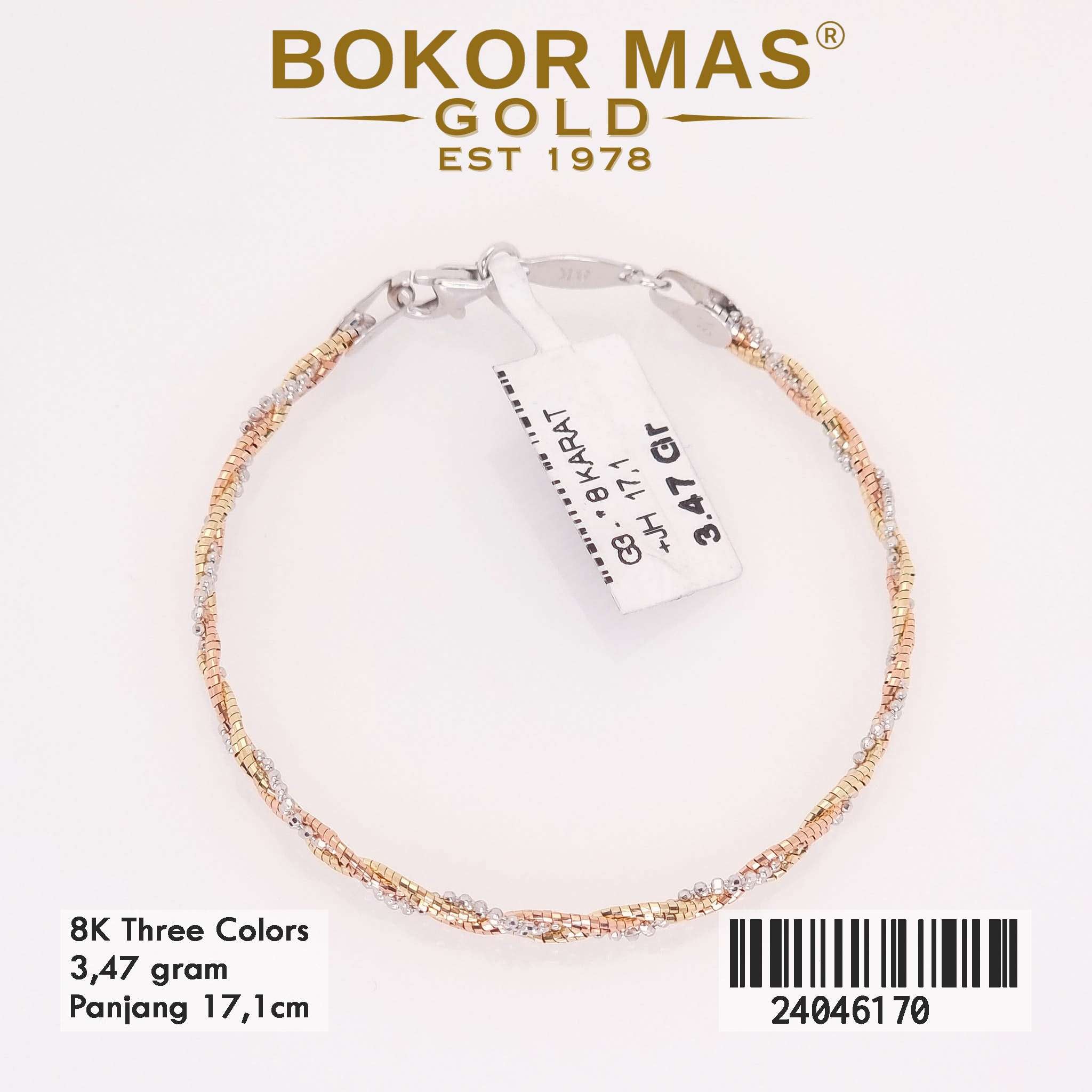 Gelang Pro Italy Tanpa Permata - 24046170 - 8K