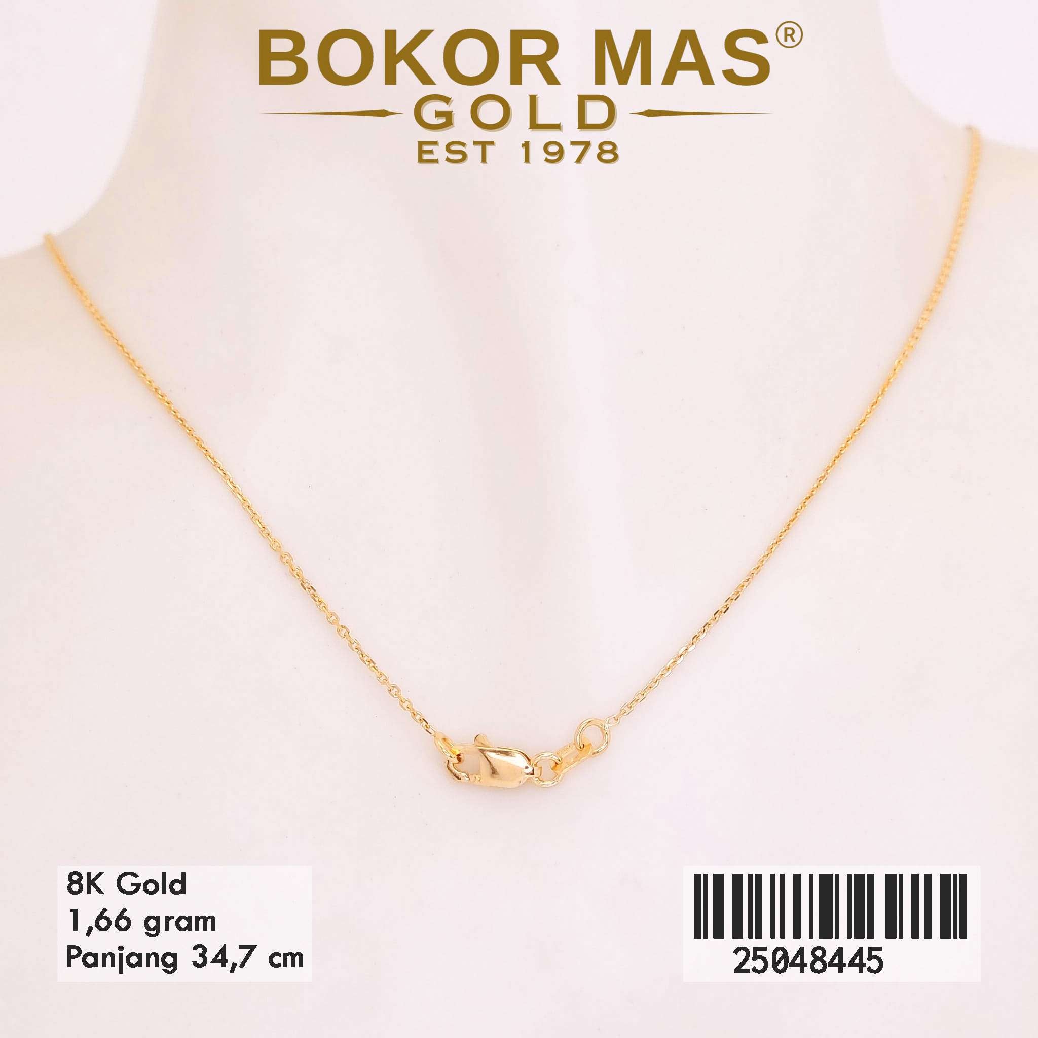 Kalung Emas Anak Huruf W - 25048445 - 8K