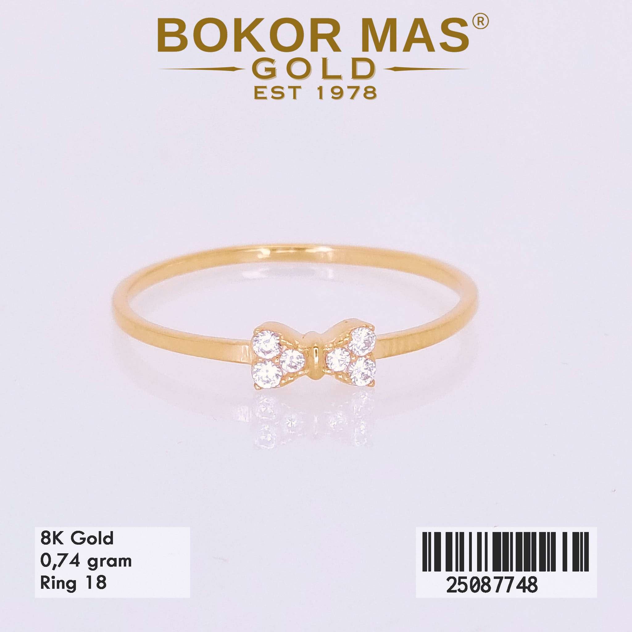  Cincin Variasi Permata Pita  - 25087748 - 8K