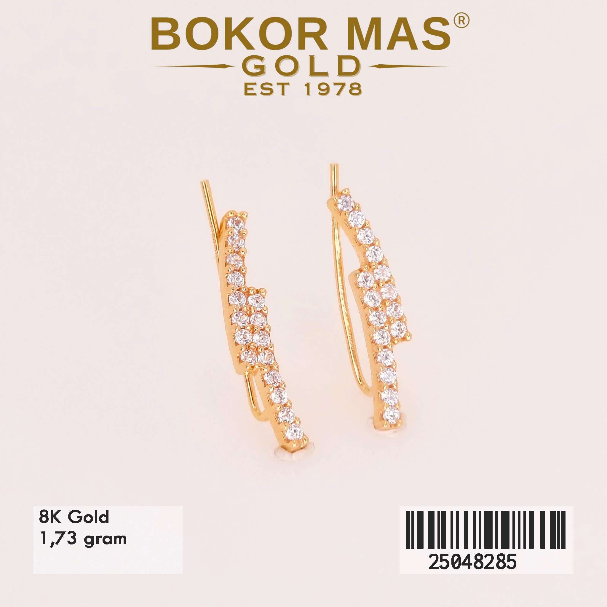 Anting Crawel Variasi Permata - 25048285 - 8K