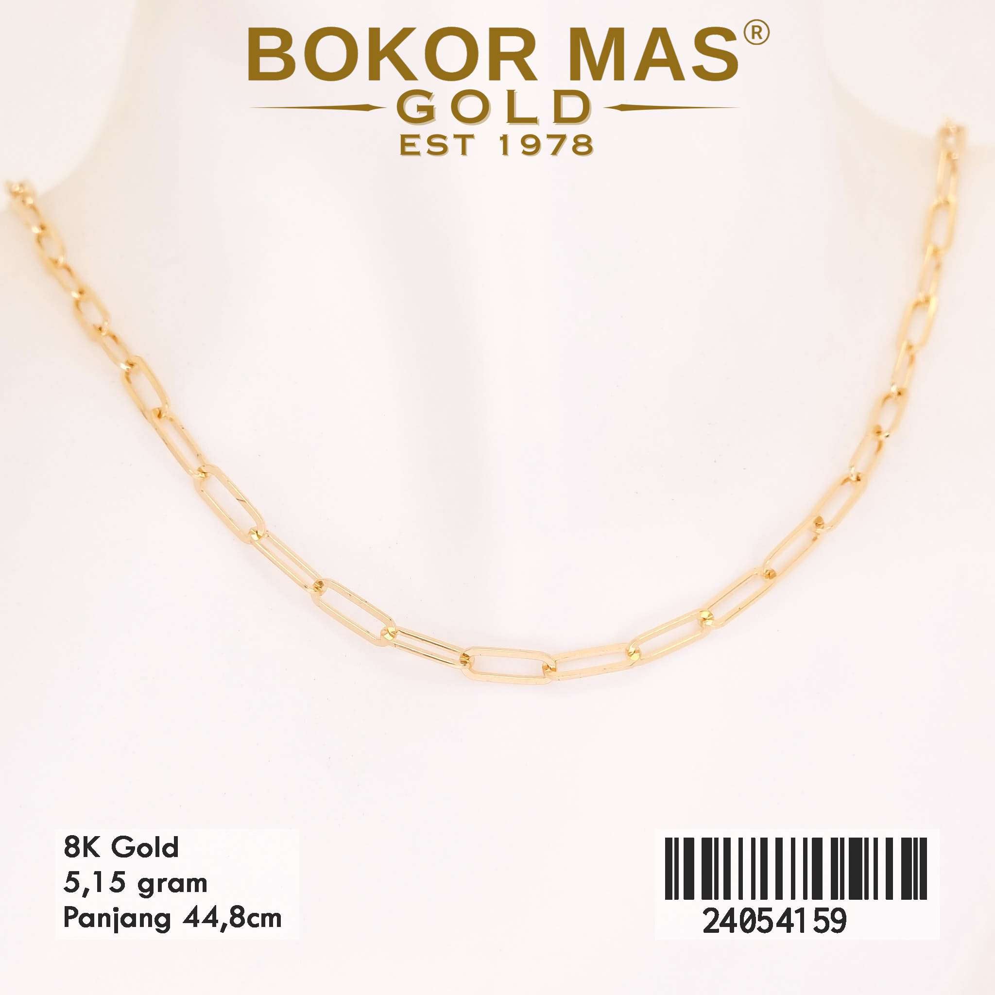 Kalung Paperline Tanpa Permata - 24054159 - 8K