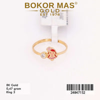 Cincin Emas Anak Variasi Boneka - 24047152 - 8K