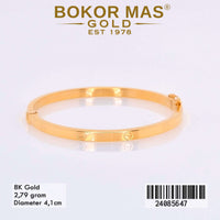 Gelang Emas  Bangkok Variasi Tanpa Permata - 24085647 - 8K
