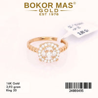 Cincin Emas  Variasi Permata - 24086495 - 16K