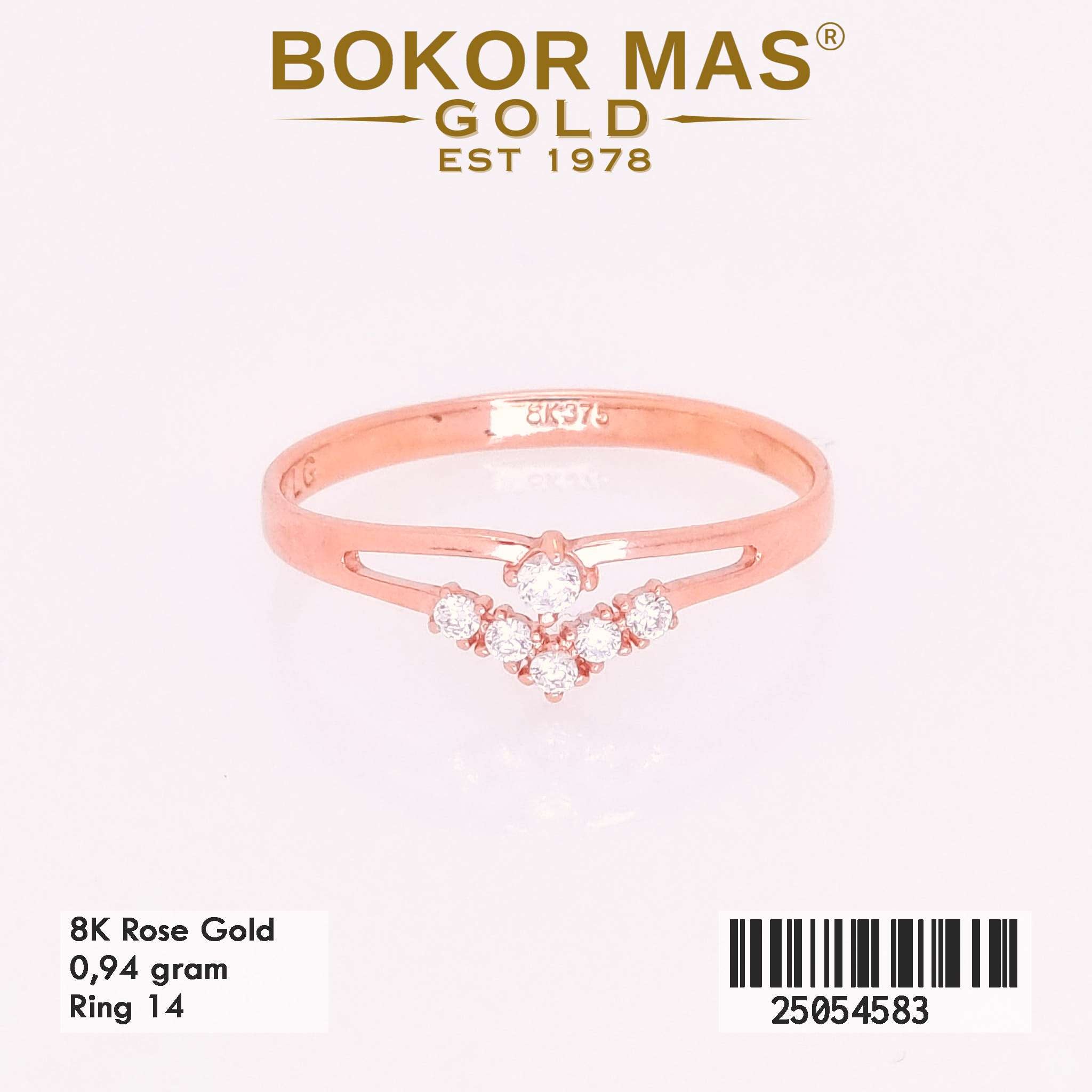 Cincin Emas Variasi Permata Aurel - 25054583 - 8K