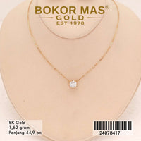 Kalung Emas Siyem Variasi Permata - 24070417 - 8K