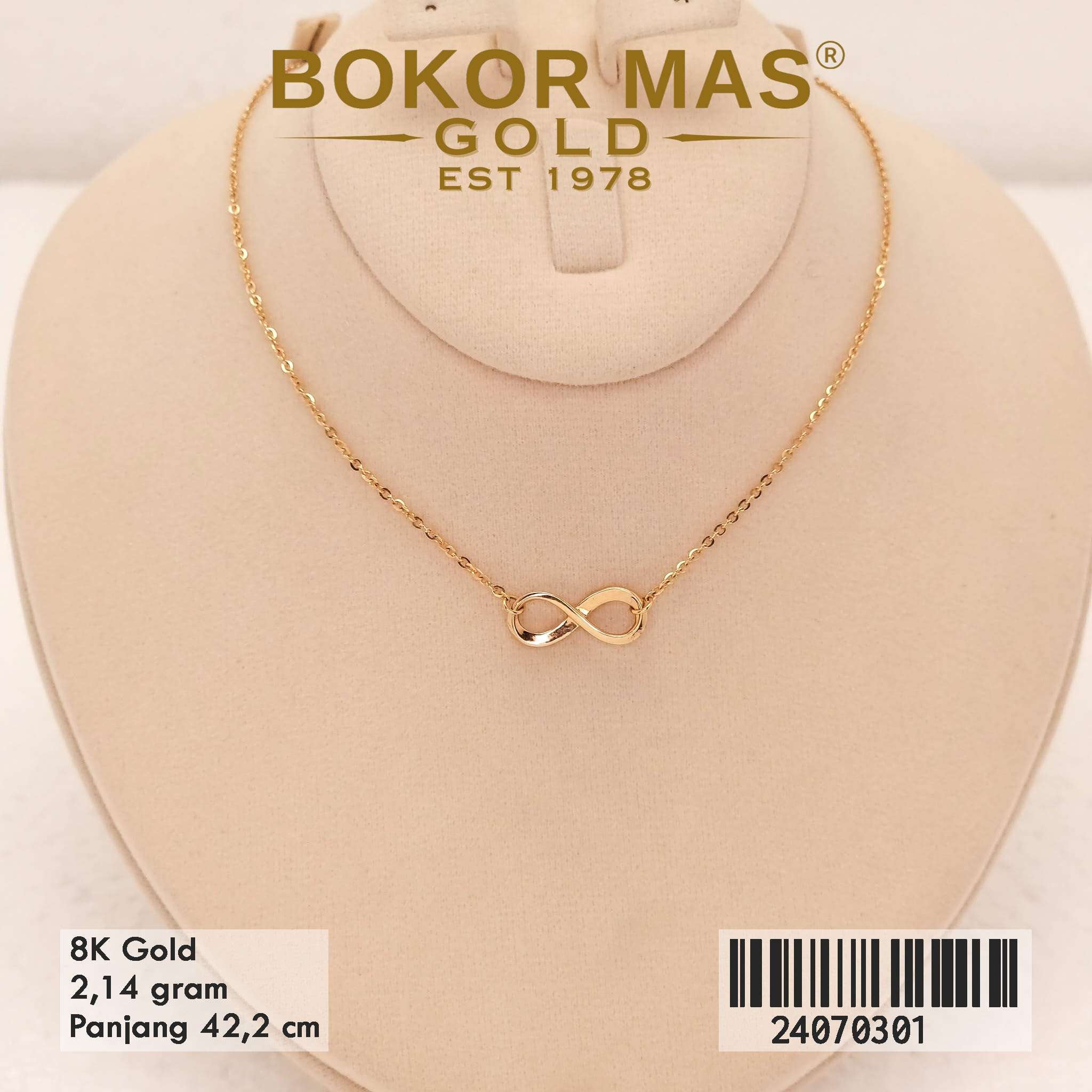 Kalung Siyem Variasi Tanpa Permata - 24070301 - 8K
