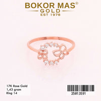 Cincin Emas  Variasi Permata - 25013591 - 17K