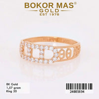 Cincin Emas  Variasi Chain DD - 24085694 - 8K