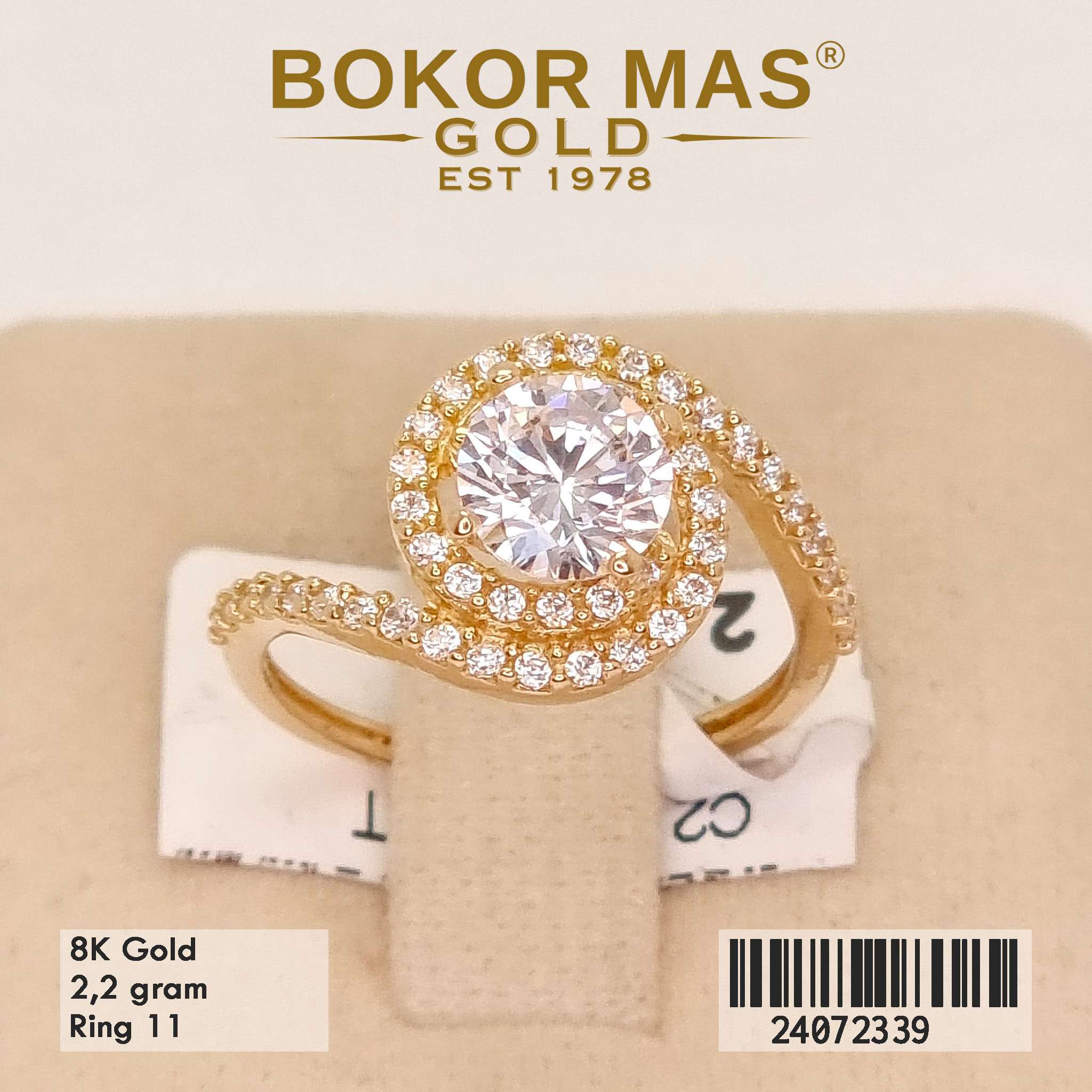 Cincin Variasi Soliter - 24072339 - 8K