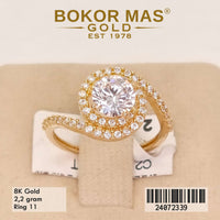 Cincin Emas Variasi Soliter - 24072339 - 8K