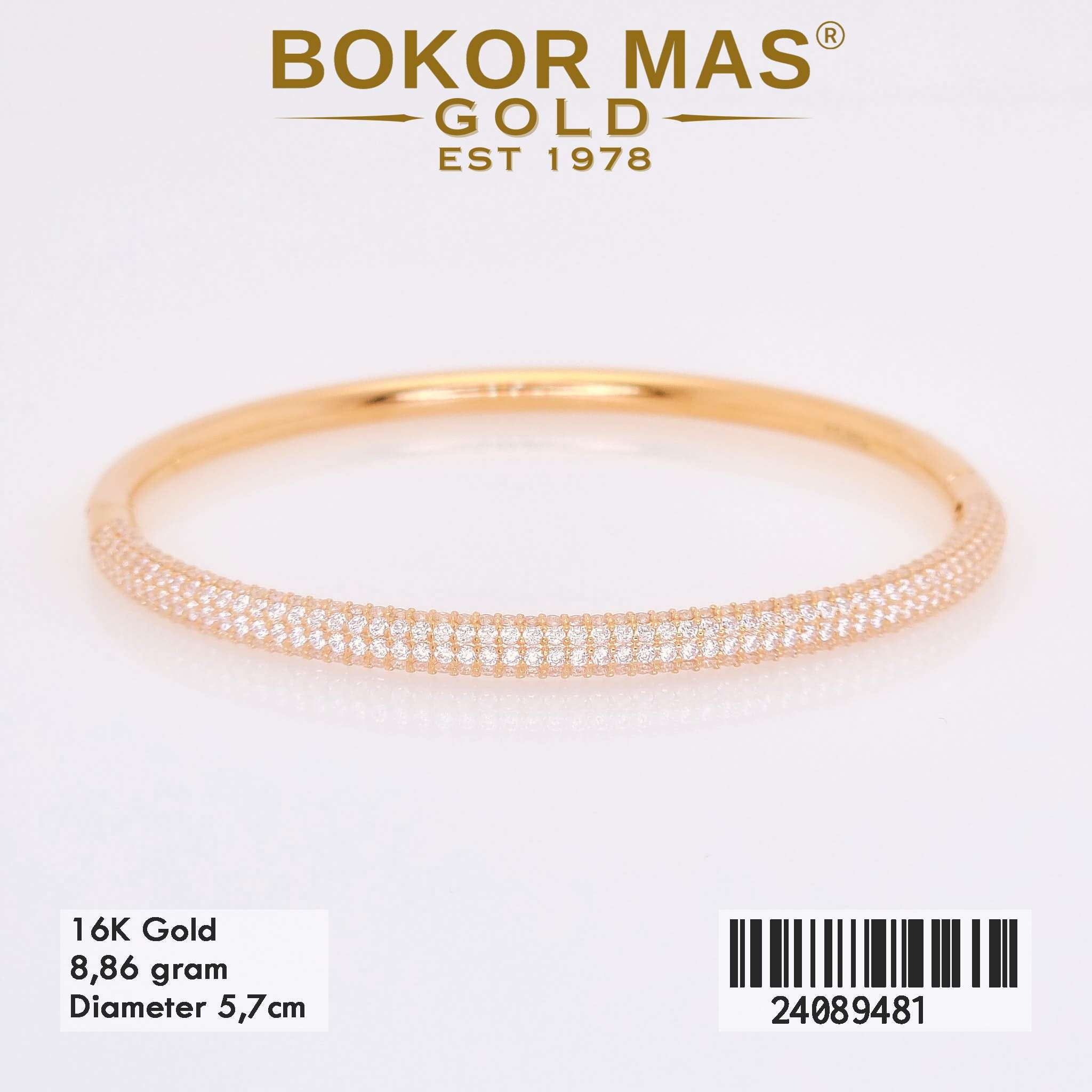 Gelang Kaku Variasi Full Mata - 24089481 - 16K