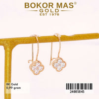 Anting Emas Desi Variasi Bunga - 24085845 - 8K