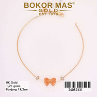 Gelang Emas Rantai Itali Variasi Pita - 24087431 - 8K