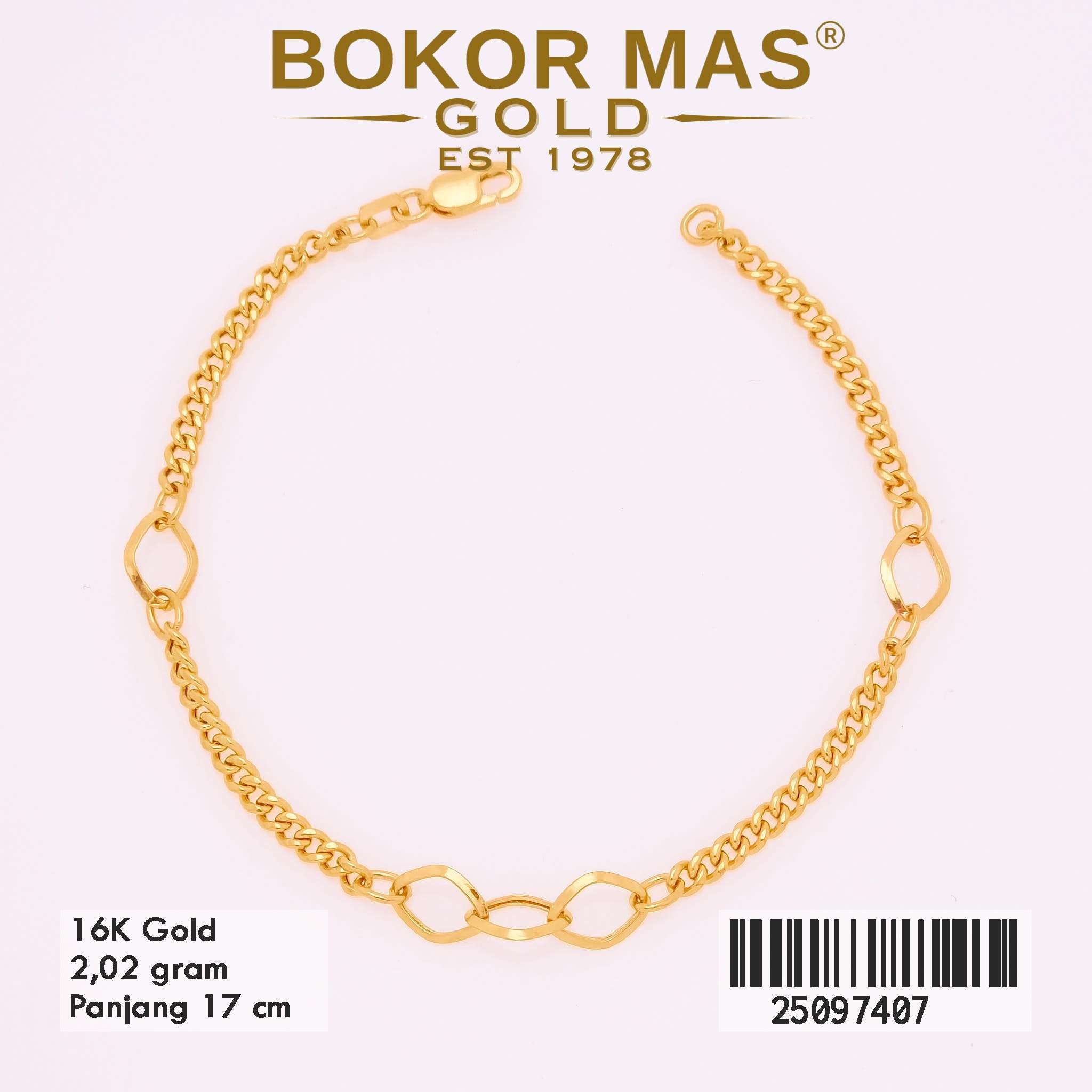 Gelang Rantai Hollo Variasi Plakatau - 25097407 - 16K