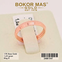 Cincin  Emas Variasi Tanpa Permata -24081947 - 17K