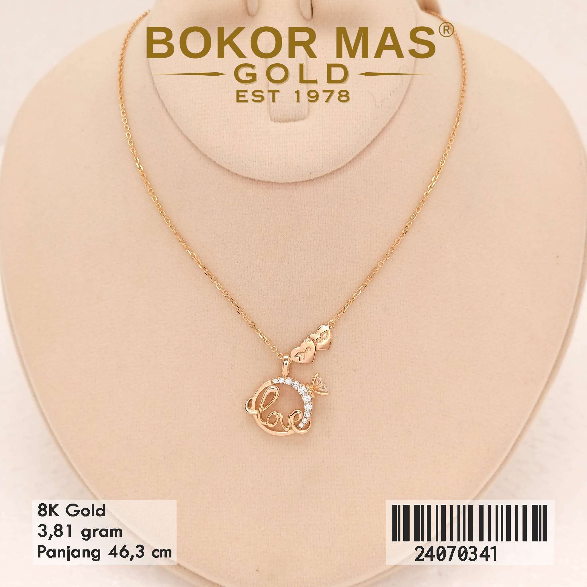 Kalung Siyem Variasi Love - 24070341 - 8K