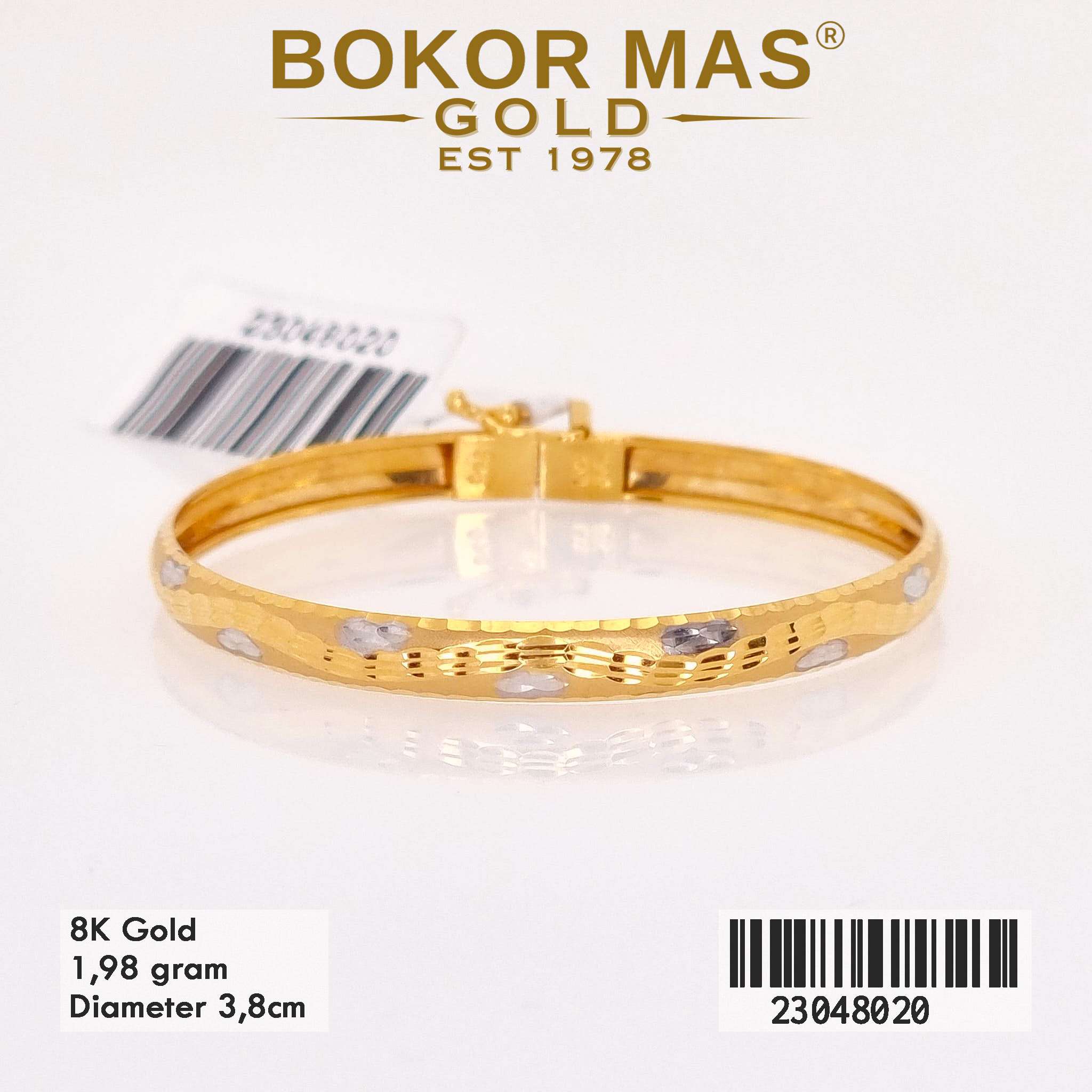 Gelang Kaku Anak Variasi Tanpa Permata - 23048020 - 8K
