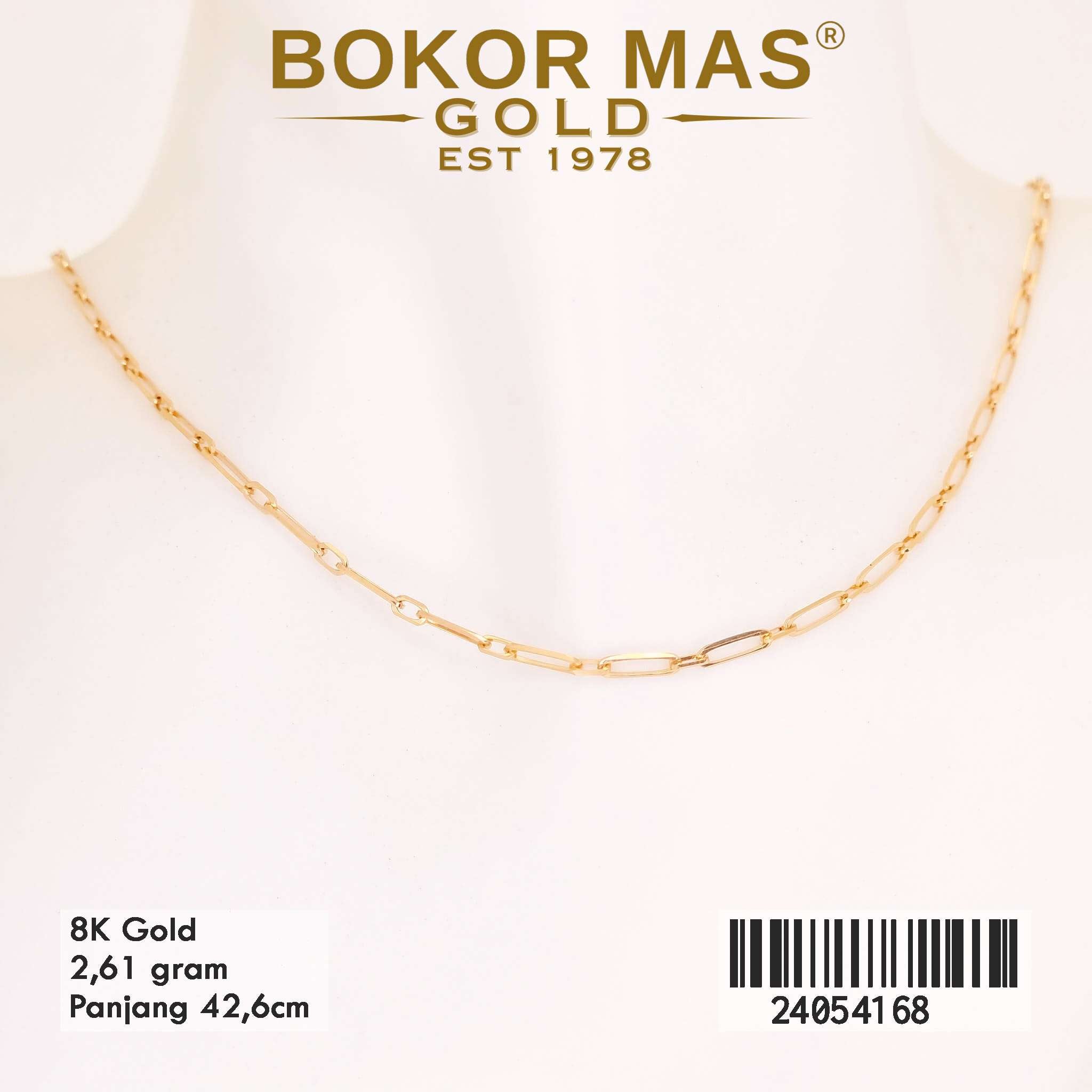 Kalung Paperline Tanpa Permata - 24054168 - 8K