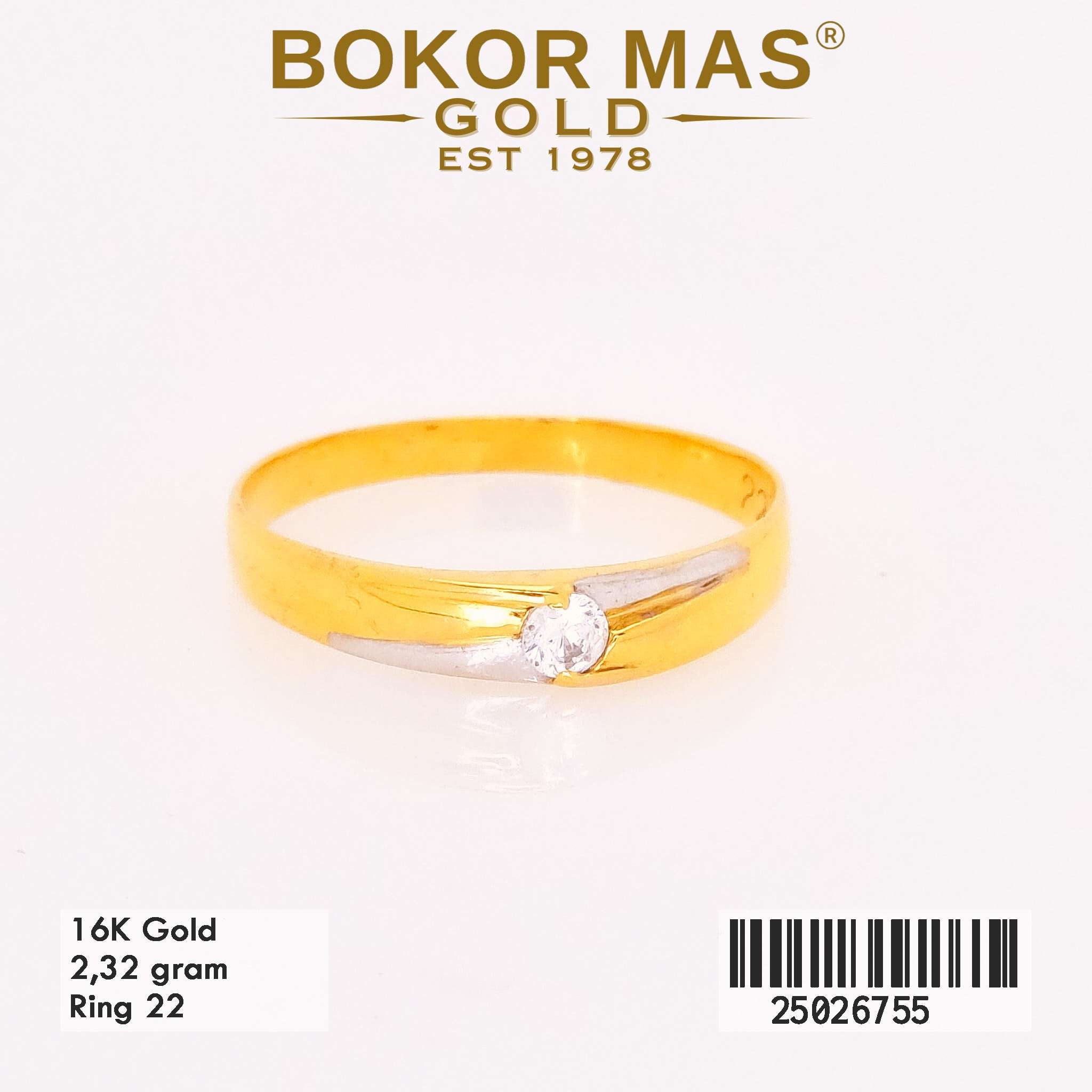 Foto Cincin Emas Asli Cincin Nikah Permata  - Perhiasan Asli Bokormas Gold
