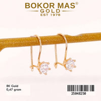 Anting Emas Desi Variasi Permata - 25048250 - 8K
