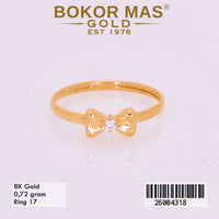 Cincin Variasi Pita Permata -  26004318 - 8K