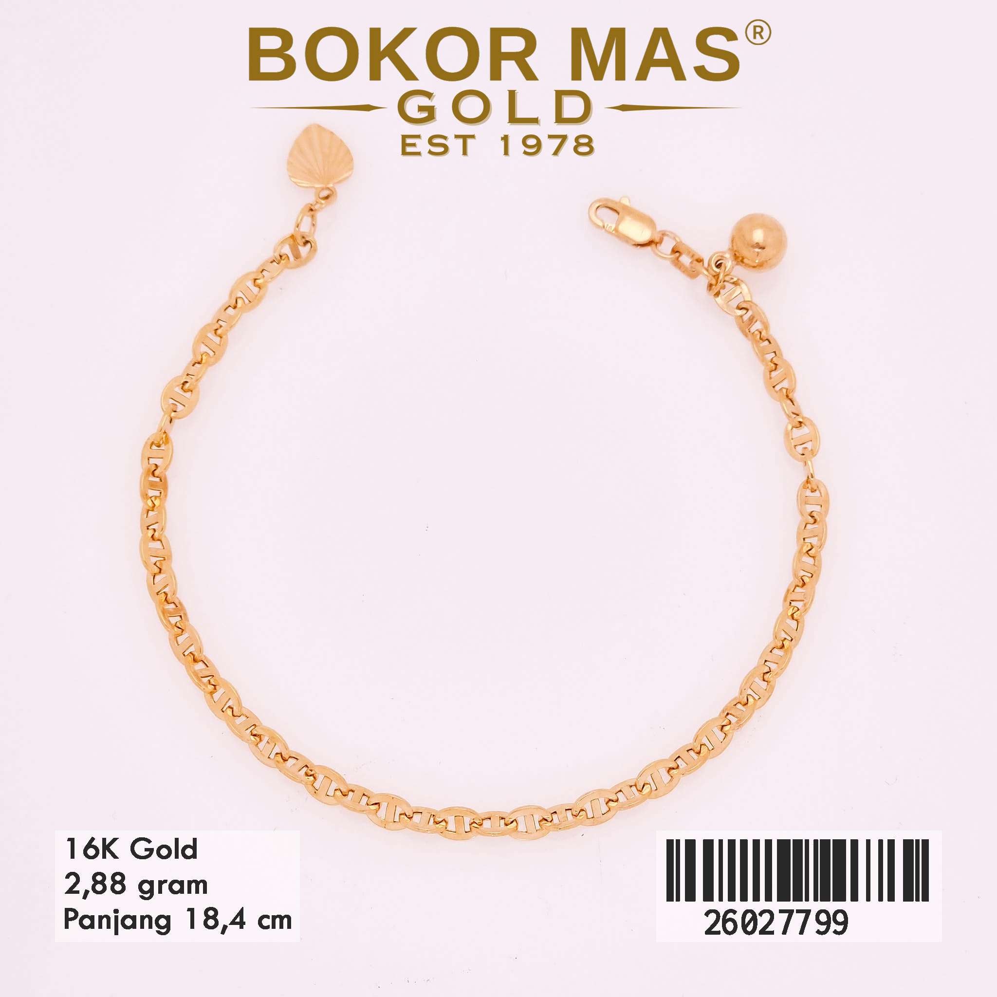  Gelang Rantai Hermei Castelie - 26027799 - 16K