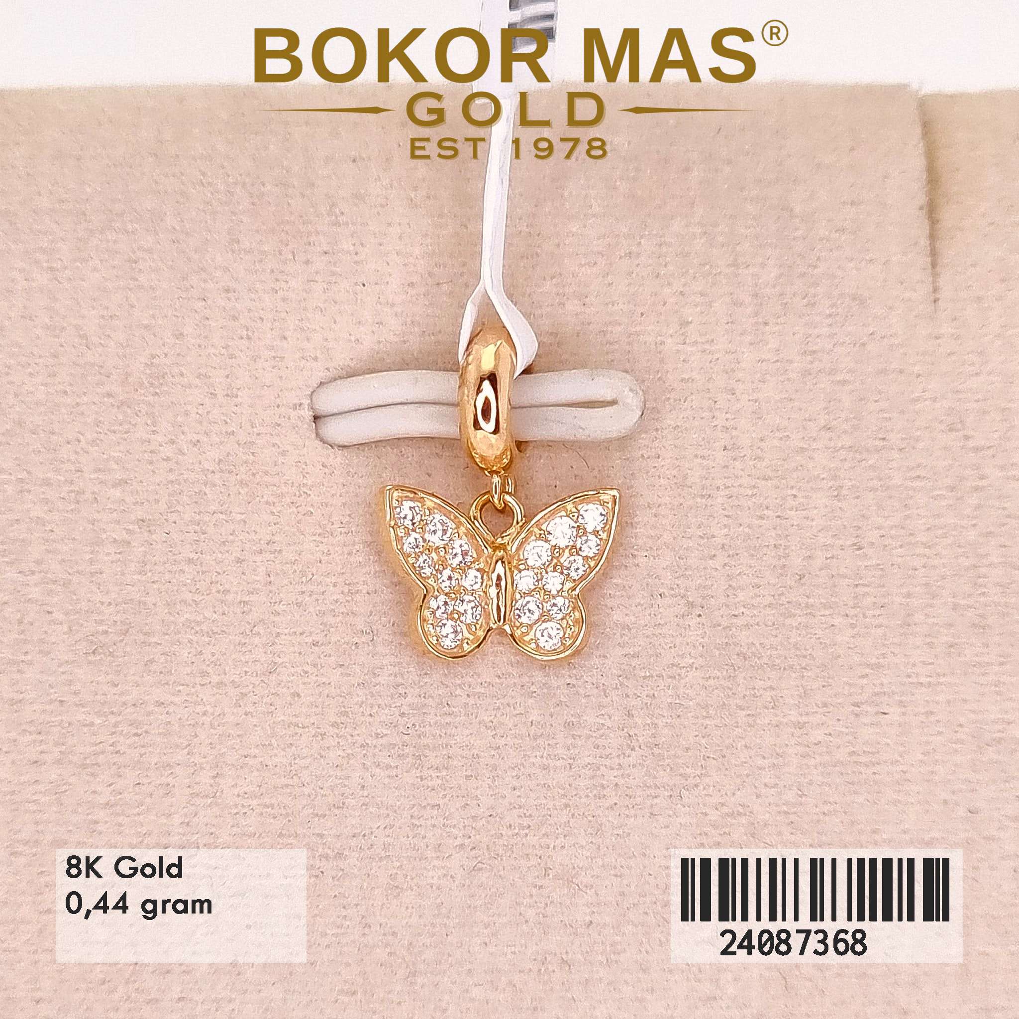 Liontin Variasi Permata Kupu - 24087368 - 8K