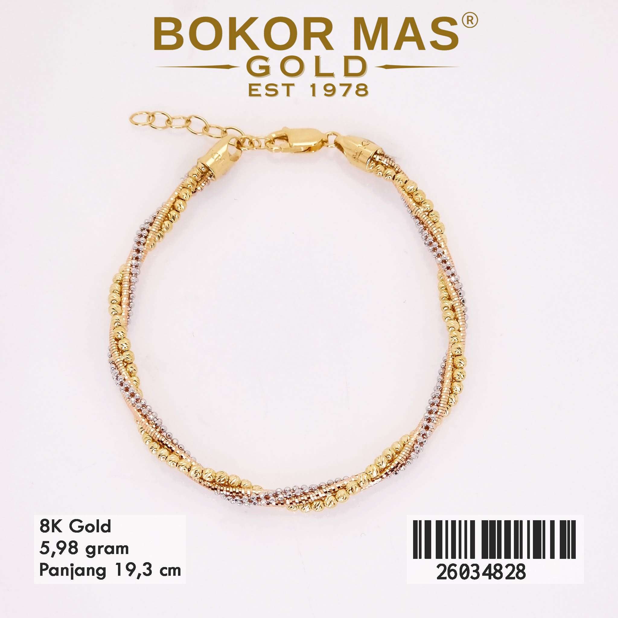  Gelang Rantai Variasi - 26034828 - 8K