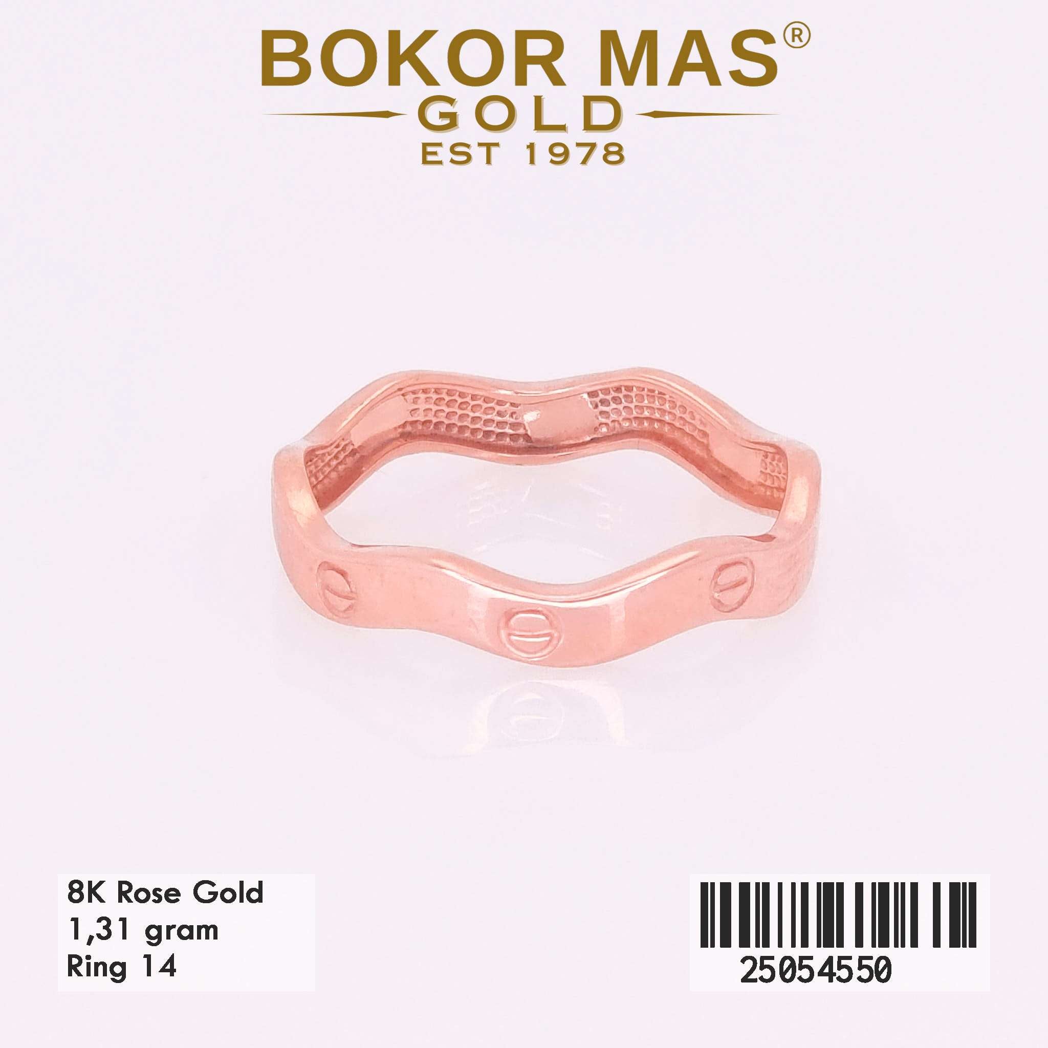 Cincin Emas Variasi Ctr Gelombang - 25054550 - 8K