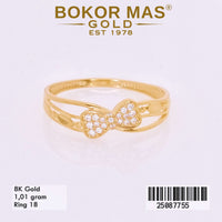 Cincin Variasi Pita Permata -  25087755 8K