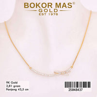 Kalung Emas Variasi Permata - 25048437 - 8K
