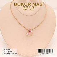 Kalung Emas Italy Santa Variasi Mickey Bando - 24054397 - 9K