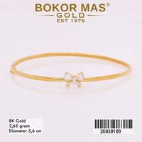 Gelang Kaku Model Pita Permata - 26030109 - 8K