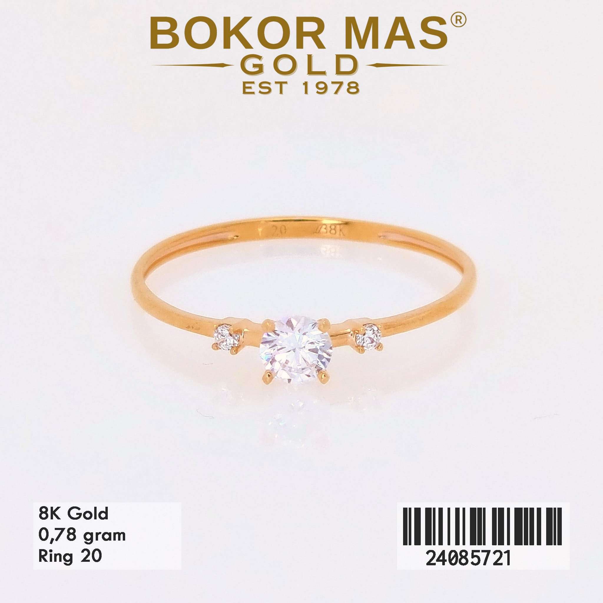 Cincin Variasi Soliter Mix - 24085721 - 8k