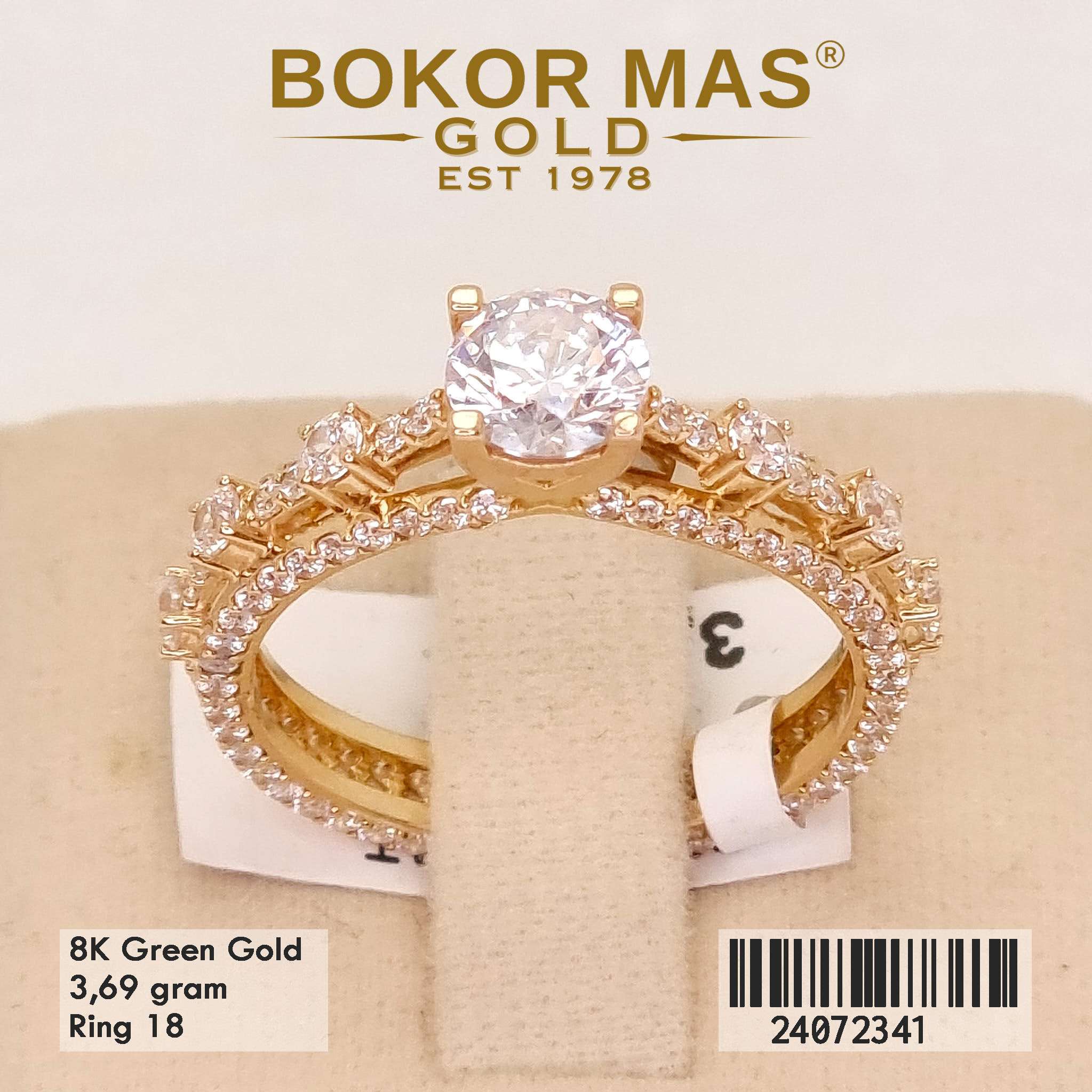 Cincin Variasi Permata - 24072341 - 8K