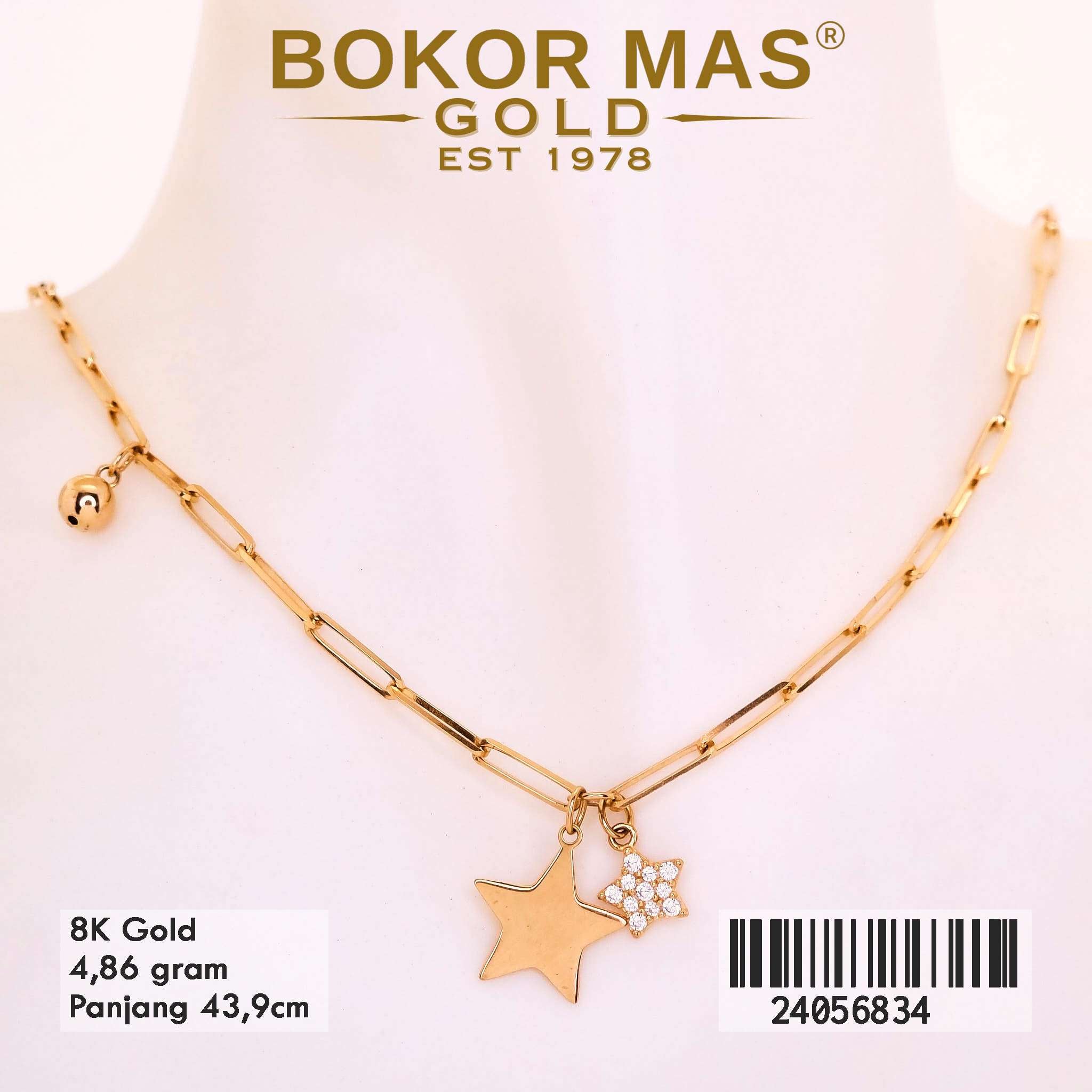 Kalung Variasi Bintang - 24056834 - 8K
